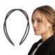 thumbnail image 2 of REGALWOVEN 1 Pc Diademas Lindas Elípticas para Mujeres Negro Brillante, 2 of 6