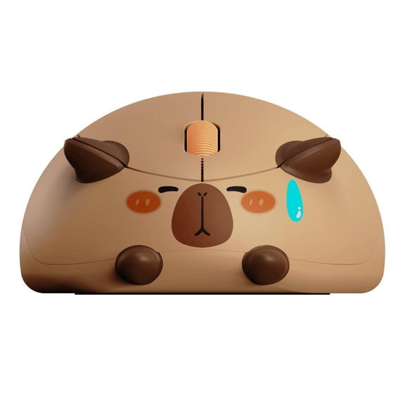 Akko Mouse multi-modo inalámbrico de CAPYBARA MARRON BT3.0/BT5.0/2.4G