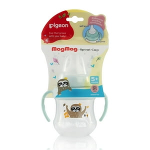 Vaso Con Boquilla De Silicona Magmag +5 Meses Pigeon