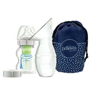 Dr. Brown'S - Extractor De Leche Manual 1 Pieza C/ Mam Boca Ancha 150Ml (C/Bolso)