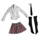 thumbnail image 2 of 1/6 Conjunto De Falda De Camisa De Uniforme De Estudiante Para Cuerpo Femenino De Acción De 12 "Rosa, 2 of 3