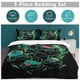 thumbnail image 5 of Bulbasaur Bed Duvet Cover Funny Anime Cartoon Bedding Sets Lightweight 3 Piece Comforter Sets, 5 of 5