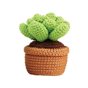 Magideal - De Muñeca De Ganchillo Diy, De Iniciación De Ganchillo, Decoración, Juguete Tejido A Mano, Muñeca Colgante, De Ganchillo Para Principiante Plantador