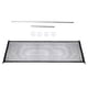 thumbnail image 1 of Safety Gate Pet Dog Puppy Mesh Esgrima Guardias Portátiles De Interior 110x72cm, 1 of 5