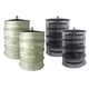 thumbnail image 4 of 4x Rejilla De Secado De Hierba Plegable Secadora De Rejilla Malla 4 Capas Negro + Verde Militar, 4 of 5