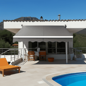 Igpro - Toldo Con Brazo Retráctil 2×1,5Mt Gris