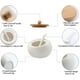 thumbnail image 3 of Juego 3 Especieros Ceramicos Con Tapa Y Base De Bambu, 3 of 5