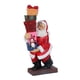 thumbnail image 1 of Figuras Navide?as De Papá Noel De Resina, Decoración Navide?a Para Decoración De Escritorio, Estilo A, 1 of 5