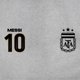 thumbnail image 5 of Buzo canguro con capucha Icon Sports Messi Argentina para niños, gris claro, 5 of 7