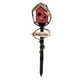 thumbnail image 3 of Bird House Stakes Pintado A Mano Estilo Farmhouse Resistente A La Intemperie Para Yard Patio Rojo, 3 of 5