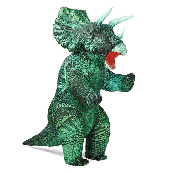 Disfraz inflable de dinosaurio Mxosum Triceratops para adultos