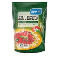 Salsa De Tomate Preparada Al Pesto Doypack 200 G Lider