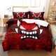 thumbnail image 1 of Angry Geometry Dash Bedding Set Bed Set Aldult Kid Bedroom Duvetcover Sets, 1 of 5