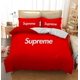 thumbnail image 1 of Supreme Logo Quilt Duvet Cover Set Bedspread Kids Bedding Bed Linen, 1 of 3