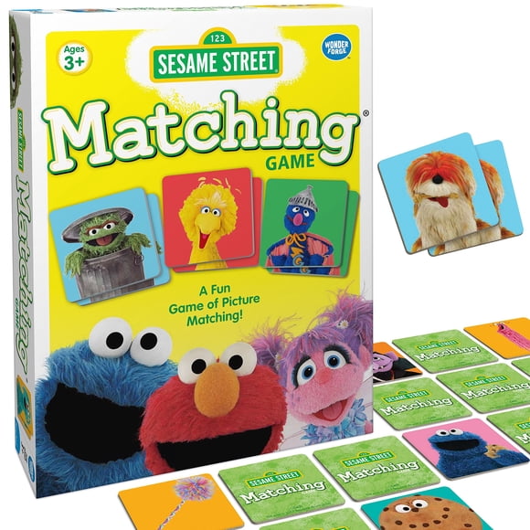 Juego de memoria Wonder Forge Sesame Street Matching Kids 3-5