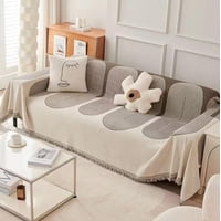 Manta Acogedora Para Sofá – Diseño Moderno Y Natural Wakeshome Color Café