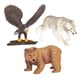 thumbnail image 1 of TERRA ANIMALS ANIMALES DEL BOSQUE. LOBO. AGUILA Y OSO., 1 of 2