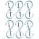 thumbnail image 1 of Paquete de 24 ganchos de techo blancos de 7,4 cm para plantas, con revestimiento de vinilo, para atornillar a la pared, para cocina, luces y tazas, para uso en interiores y exteriores (blanco), 1 of 7