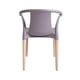 thumbnail image 2 of Silla Wishbone Plástico Gris, 2 of 3