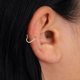 thumbnail image 3 of Arete ShineRose 8 mm/10 mm/12 mm 16G/18G CZ Plata/Oro, 3 of 6