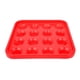thumbnail image 2 of Organizadores De Bandejas Para Bolas De Billar, 16 Agujeros, Accesorios Duraderos Para Mesa De Billar, Color Rojo, 2 of 5