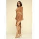 thumbnail image 2 of Vestido Midi Ajustado Con Cortes, 2 of 5