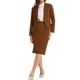 thumbnail image 2 of INSPIRE CHIC Conjuntos de Traje para Mujer Blazer de Manga Larga y Falda Lápiz 2 Piezas Conjuntos Marrón S, 2 of 6