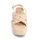 thumbnail image 3 of Sandalia Tacón Beige Vía Franca, 3 of 5