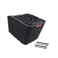 Ioensy - Canasta De Bicicleta Trasera Con Tapa Extraíble Para Equipaje Para Andar En Bicicleta De Bicicleta De Carretera