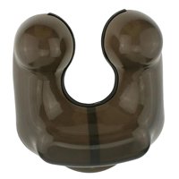 Magideal - Bandeja Para El Cuello De Peluquería Para Salón, Soporte Para Hombros, Plástico Abs Para Teñir El Cabello, Permanente, Cisterna, Medicina, Fregadero - Medio Borde