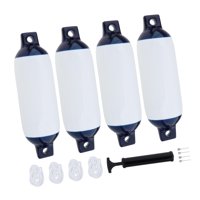 Magideal - Parachoques De Defensas De Barcos, Parachoques De Defensas De Yates Con Cuerdas, Defensas De Barcos Marinos Para Protección De Barcos Deportivos, Boya 4 Juegos De Guardabarros