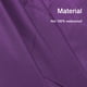 thumbnail image 4 of Delantal LOYHUANG púrpura 6 uds 60 × 70 cm 2 bolsillos, 4 of 7