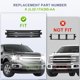 thumbnail image 4 of Soporte para placa de matrícula YIDEEAUTO Ford F-150 2018‑2020, 4 of 7