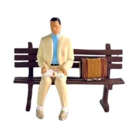 Bothyi - Simulación Hombres Figura Modelo 1/64 Figura De Personas Para Accesorios De Fotos De La Casa De Muñecas Escena De Bricolaje