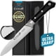thumbnail image 1 of Cuchillo utilitario dentado Cutluxe de 5" de acero alemán de alto carbono, 1 of 9