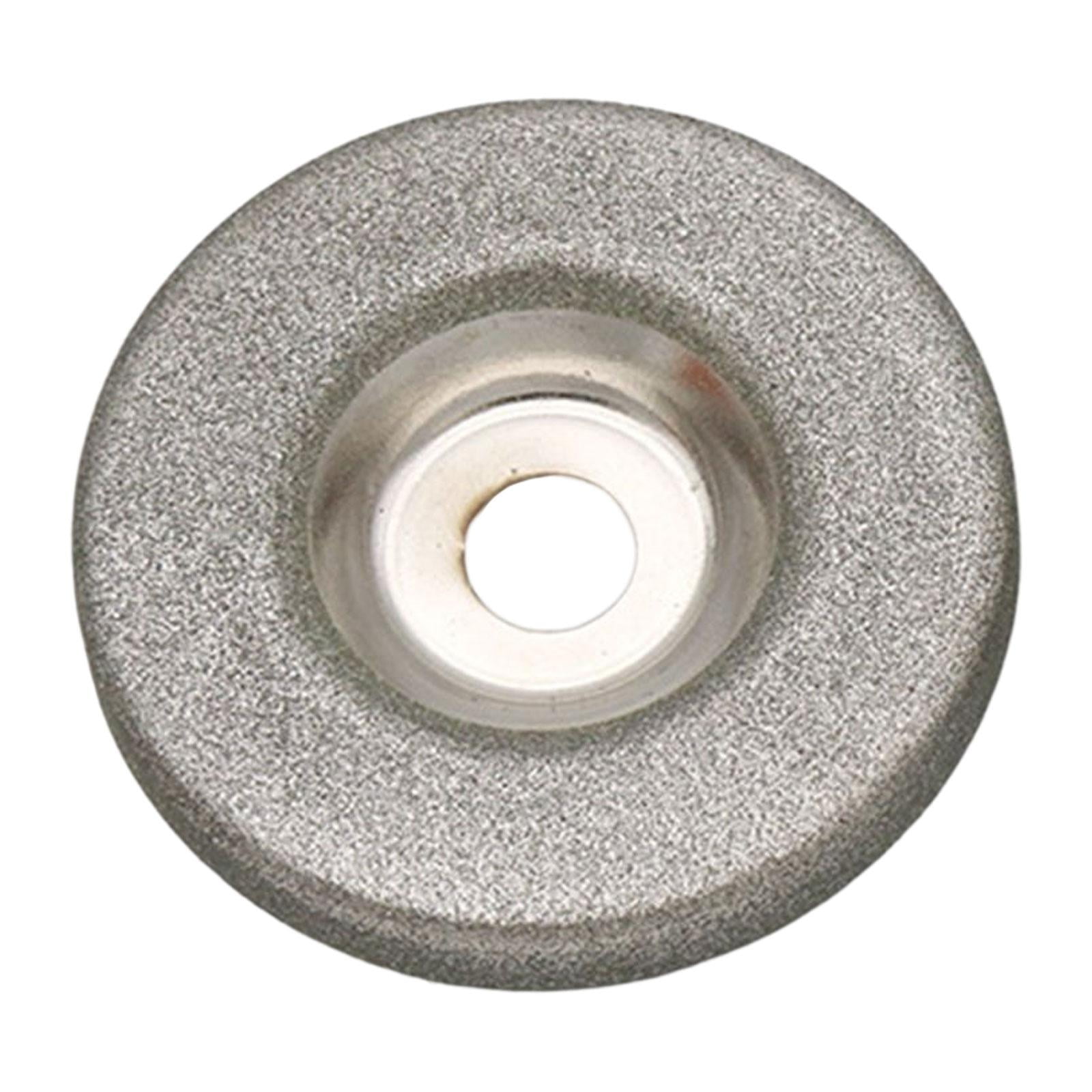 Magideal - Muela Abrasiva De Diamante Afiladores De Brocas Herramienta De Pulido Portátil Muela Pulidora Para Carpintería Accesorios De Pulido Piezas De Repuesto 56 Mm Grano 180