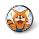thumbnail image 1 of Pokonyan-Theme Round Button Badge: Premium Metal Construction, Ideal for High-End Events 2.8 cm, 1 of 6
