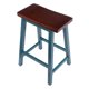 thumbnail image 2 of Asiento Counter Stool Winsome Satori con asiento de 24 pulgadas, color verde azulado rústico, 2 of 8