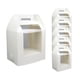 thumbnail image 1 of 6 Piezas Cajas Porta Tartas Soporte Para Piruletas Para Utensilios De Cocina De Halloween Blanco, 1 of 5