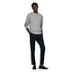 thumbnail image 3 of Jersey Tommy Hilfiger para hombre, algodón, cuello redondo, gris, 3 of 3