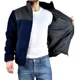thumbnail image 2 of Chaqueta Teddy Hombre Tipo Corderito Gruesa Bolsillos 602, 2 of 3
