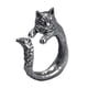 thumbnail image 2 of Anillo De Apertura Anillo De Forma De Gato Unisex Para Uso Diario Accesorios De Fiesta De Vacaciones, 2 of 5