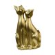 thumbnail image 5 of Pareja Gato Estatuas Animales Escultura Escritorio Kitty Figuras Resina Figuras Aureate, 5 of 5