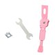thumbnail image 1 of Pata De Cabra Para Bicicleta De Ni?os, Montaje Trasero, Bicicleta De Monta?a, Soporte Para Bicicleta De Exterior, 12 Pulgadas, Color Rosa, 1 of 5