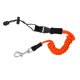 thumbnail image 2 of Seguridad Kayak Paddle Leash Rod de Pesca Rodillo en espiral Cordón Naranja, 2 of 3