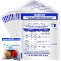Bolsas Para Cocinar Al Vapor Para Microondas Sel Natural, 24 Unidades