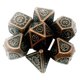 thumbnail image 2 of Dados De Metal Poliédricos De 7 Piezas Para D&D Pathfinder RPG Game 03, 2 of 5