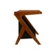 thumbnail image 3 of Mesa Lateral para Sofá Casual Home en Forma de Z con Almacenamiento - Castaño, 3 of 9