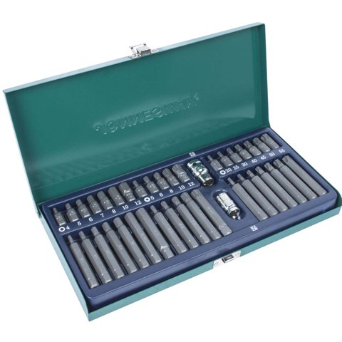 Juego Puntas 40 Piezas Torx-Imbus-Hexagonales Jonnesway