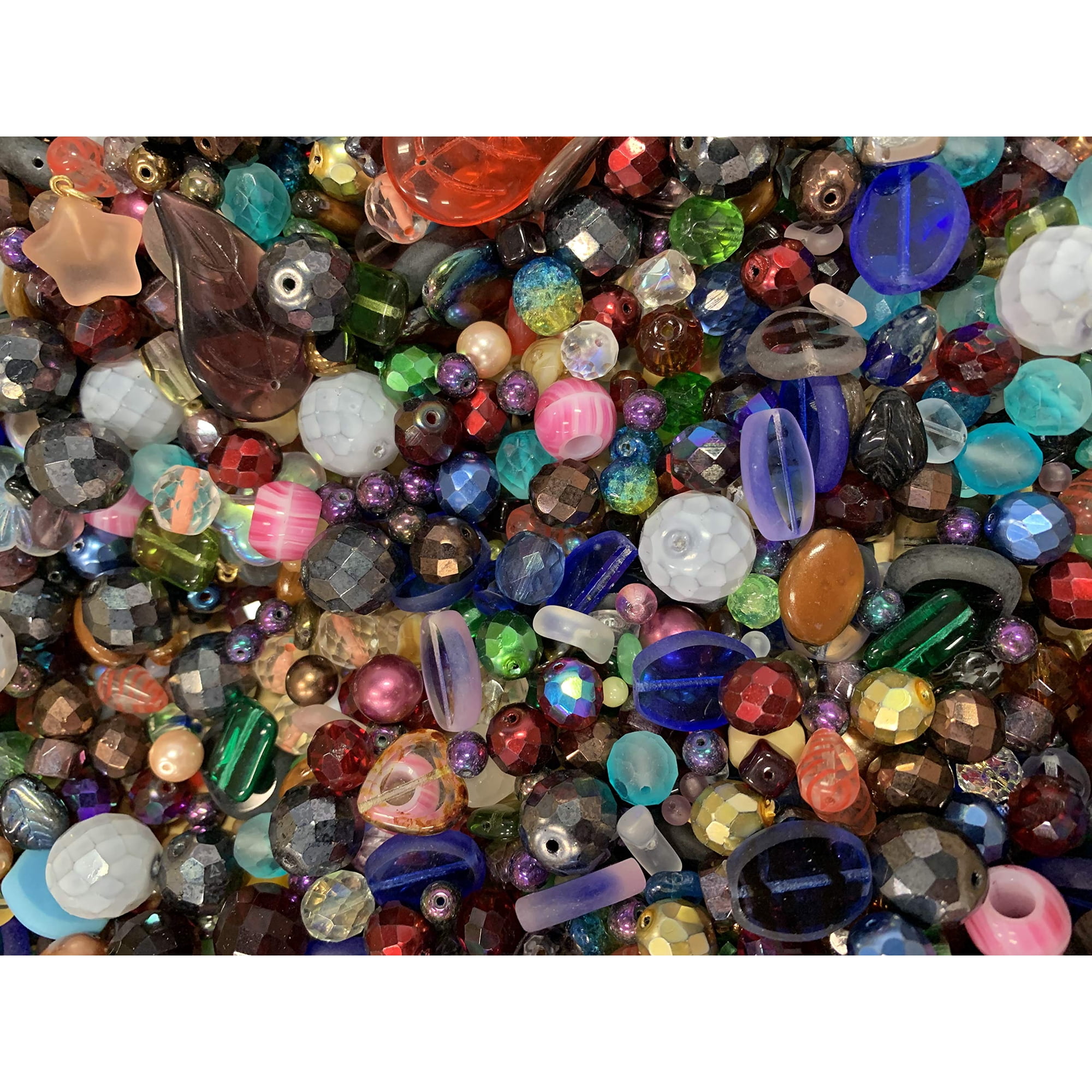 Mode Beads - Abalorios De Vidrio Surtidos De 1 Kg Para Hacer Joyas Y Manualidades